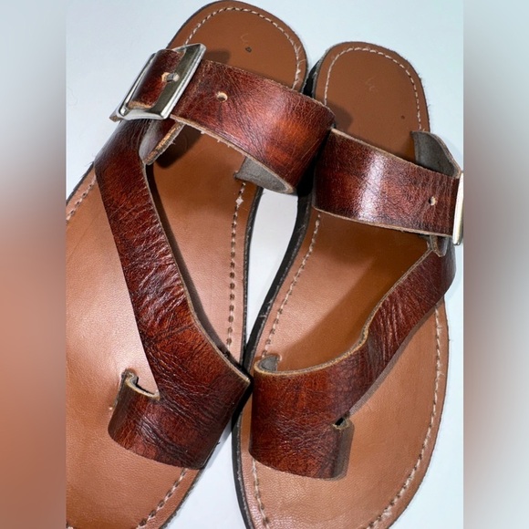 Ngaye Sandals: Brown S-Slide unisex main image 0